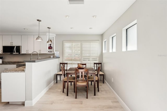 view of dining space