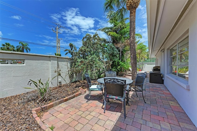 view of patio