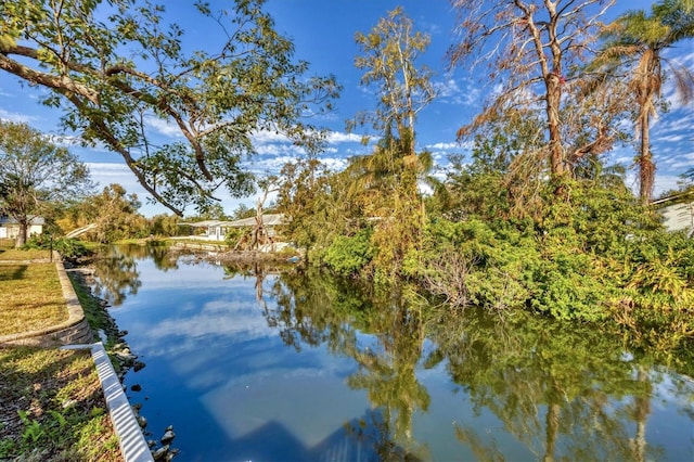 view of water feature