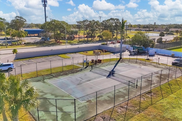 view of sport court