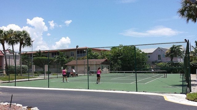 view of sport court