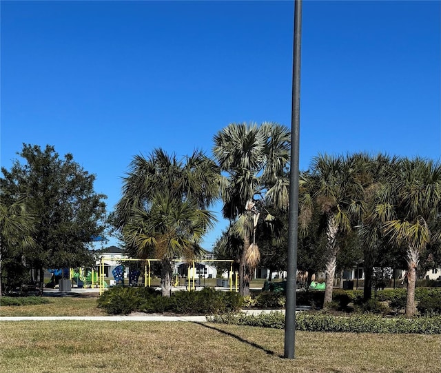 surrounding community featuring a yard