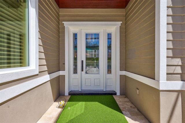 view of entrance to property