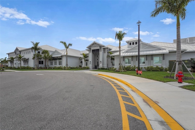 5107 Coral Reef Way, Bradenton, FL 34211 - exterior space with metal roof, a residential view, and a standing seam roof