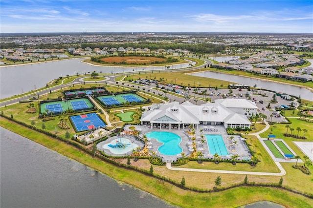 5107 Coral Reef Way, Bradenton, FL 34211 - aerial view with a water view