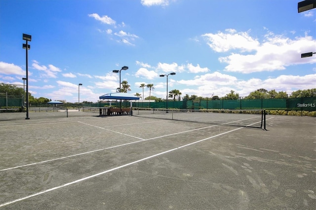 view of sport court