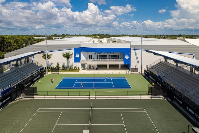 view of tennis court