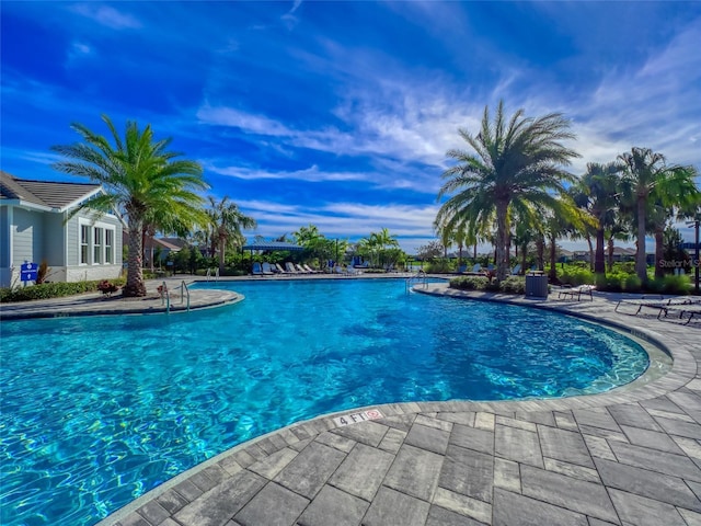 view of community pool