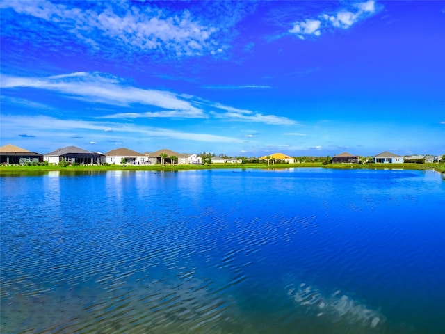 water view featuring a residential view