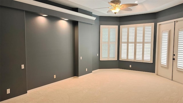 2123 Calusa Lakes Blvd, Nokomis, FL 34275 - carpeted spare room with ceiling fan and baseboards