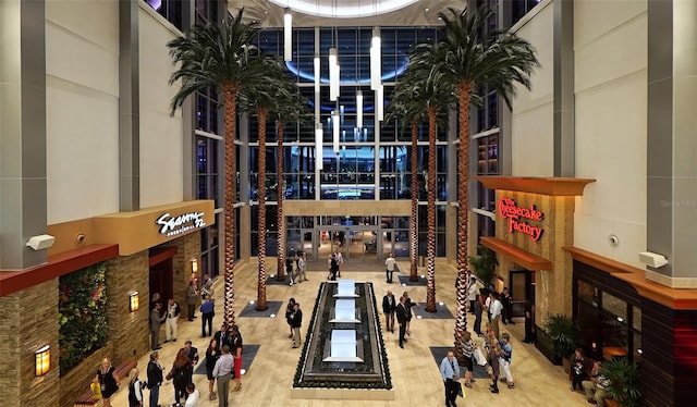 view of community lobby