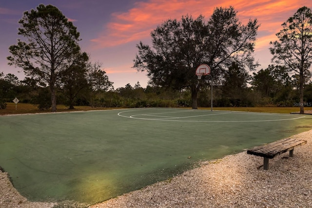 view of sport court