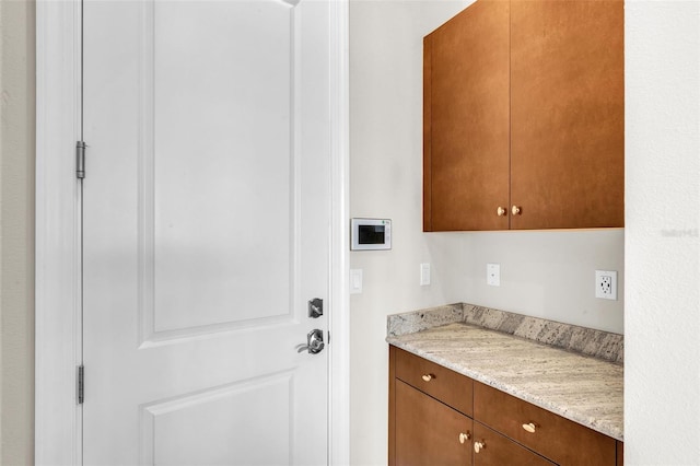 view of clothes washing area