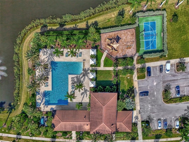 drone / aerial view