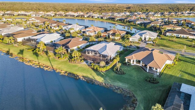 4779 Pastel Ct, Sarasota, FL 34240 - aerial view of residential area with a nearby body of water
