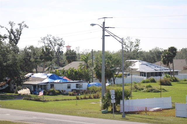 view of road