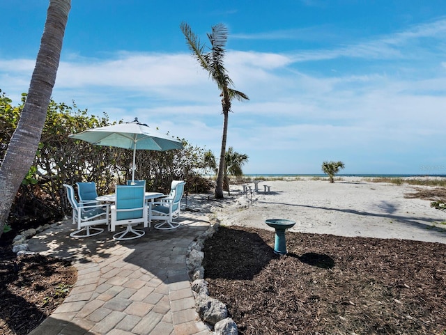 view of patio / terrace featuring outdoor dining space