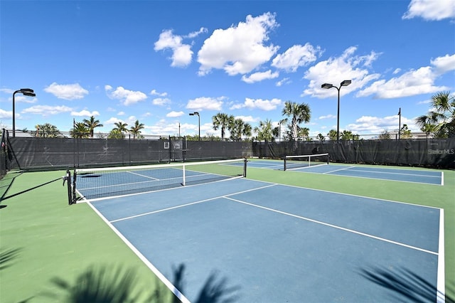 view of sport court featuring basketball court