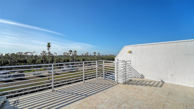 view of patio / terrace featuring a balcony