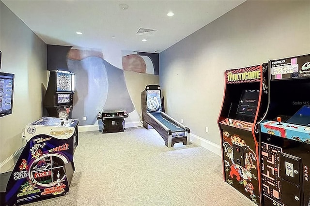 playroom with carpet flooring