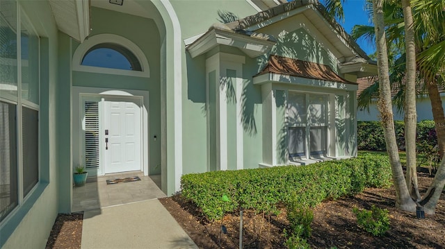 view of entrance to property