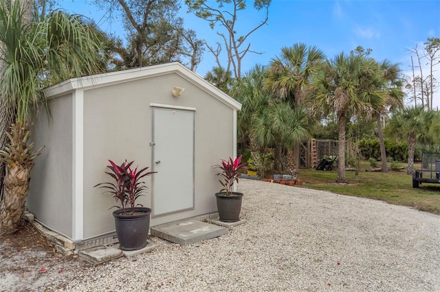 view of outbuilding