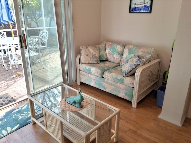 5115 44th St W, Bradenton, FL 34210 - living room featuring wood finished floors