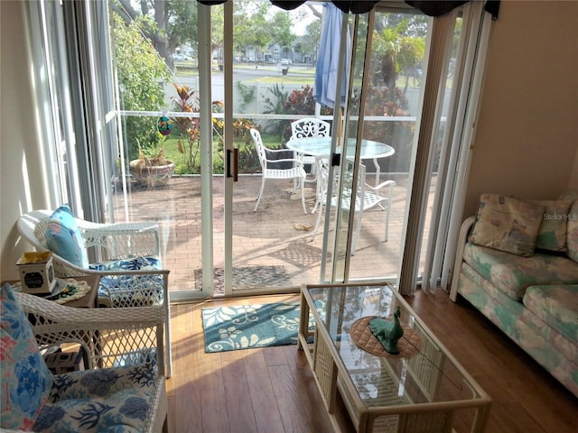 5115 44th St W, Bradenton, FL 34210 - sunroom with wood finished floors