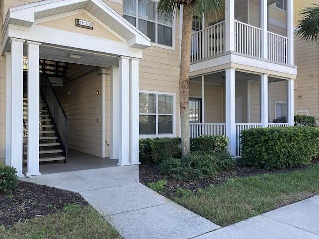 view of entrance to property