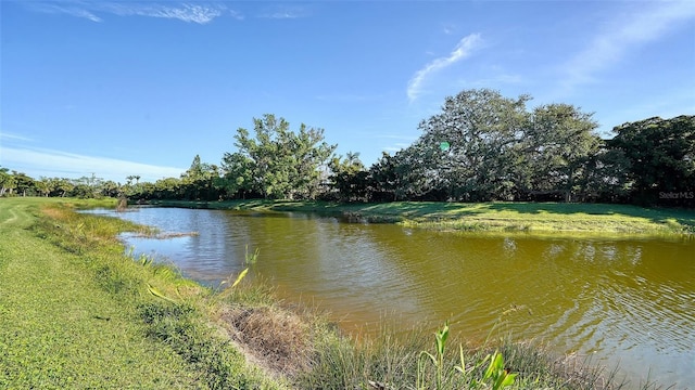 view of water feature