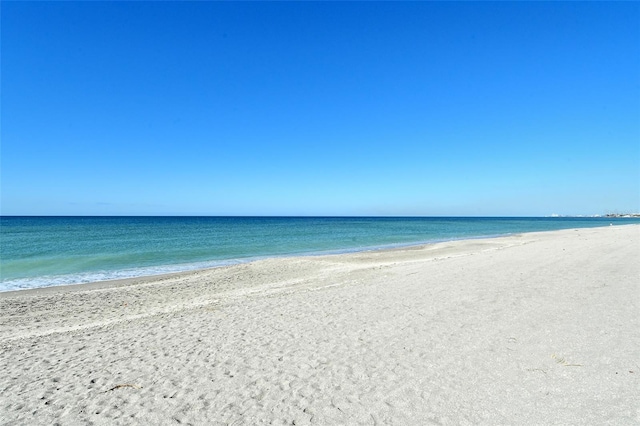 water view featuring a beach view