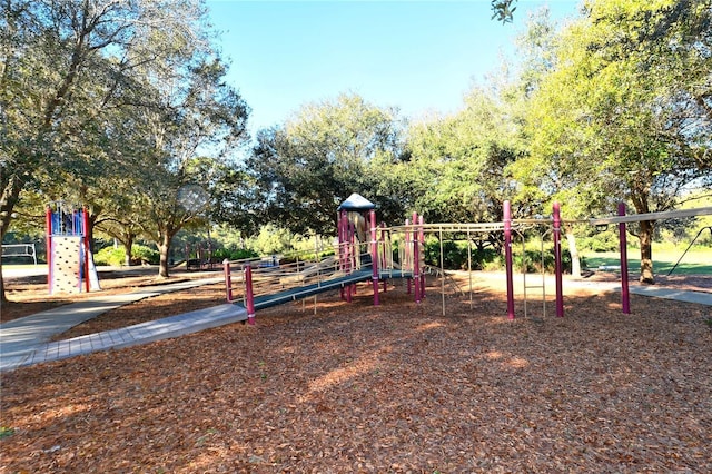 view of play area