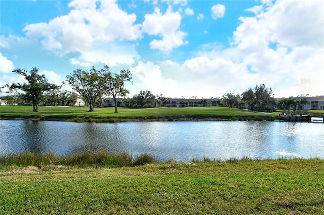 view of water feature