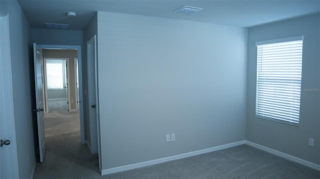 carpeted empty room with a wealth of natural light