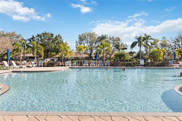 view of pool