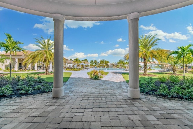 view of patio