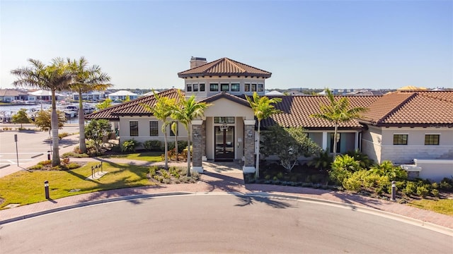 view of mediterranean / spanish-style house