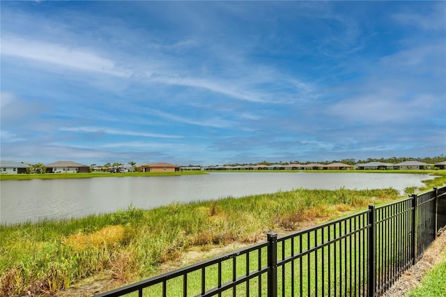 property view of water