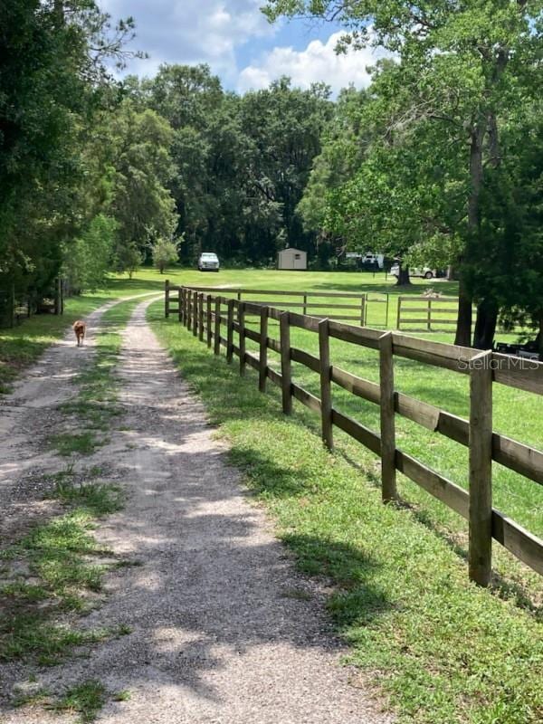 exterior space featuring a rural view