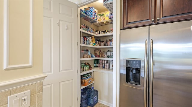 view of pantry