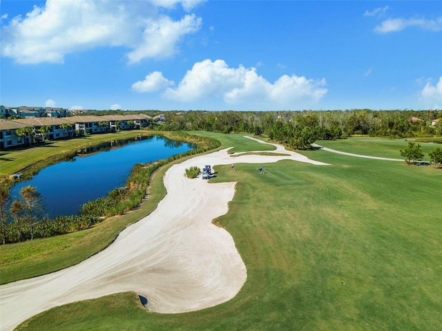 view of property's community featuring a water view