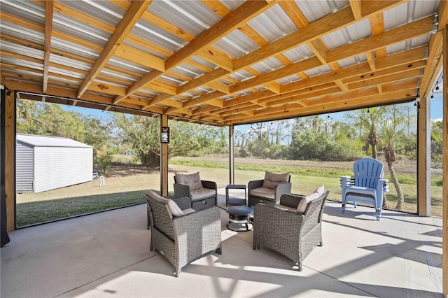 view of patio / terrace with outdoor lounge area