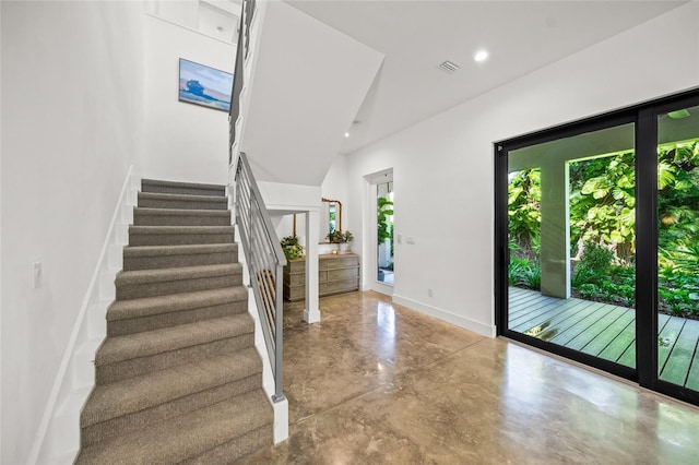 view of entrance foyer