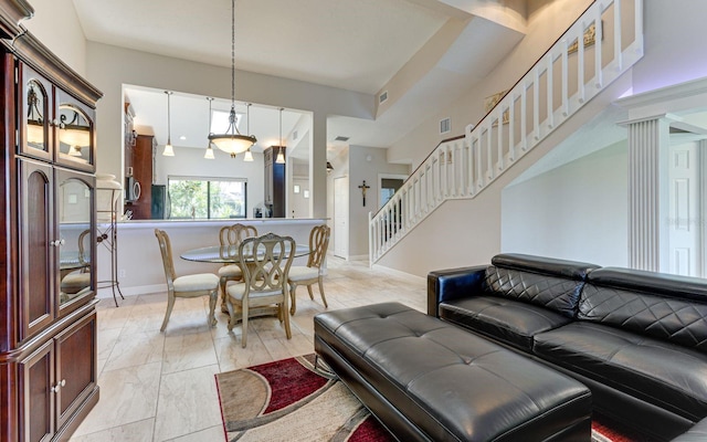 view of living room