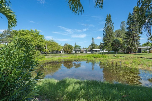 view of water feature