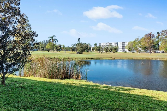 property view of water