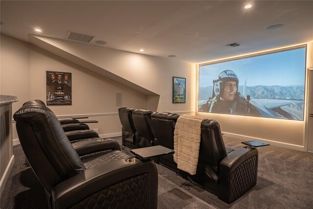 1541 Bay Point Dr, Sarasota, FL 34236 - cinema featuring carpet floors, recessed lighting, and baseboards