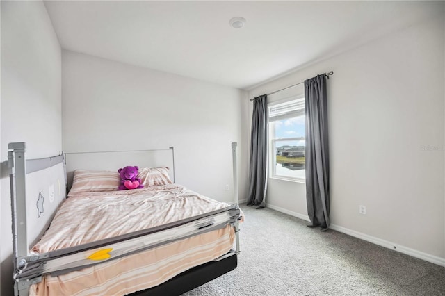 bedroom with carpet flooring