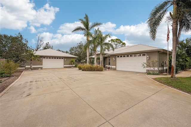 ranch-style house with a garage