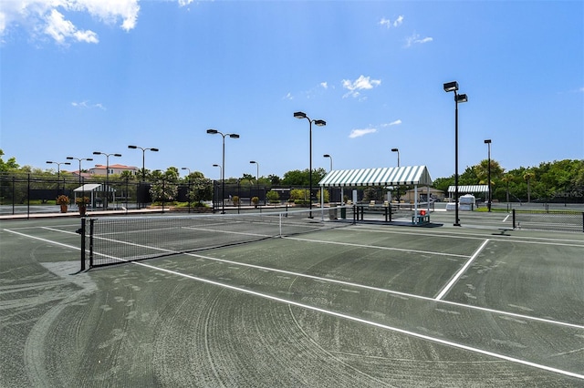 view of sport court